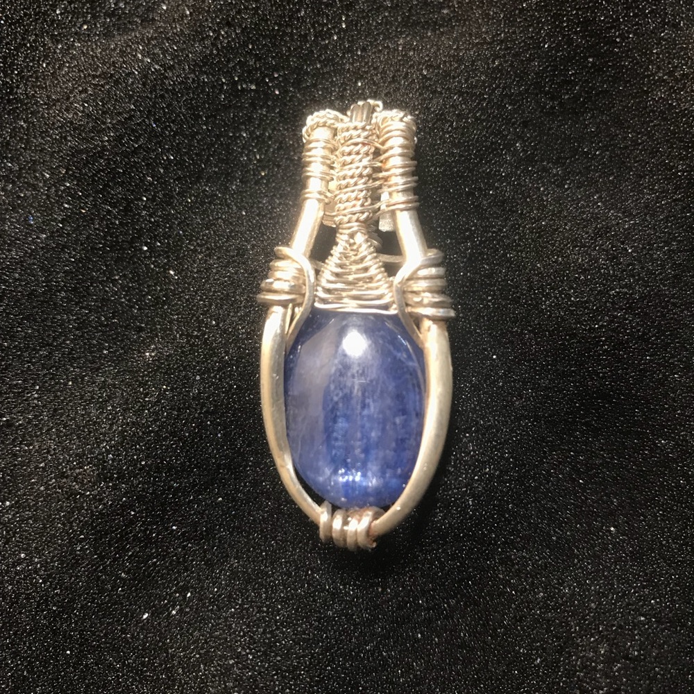 Blue Kyanite Pendant (Sold)